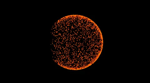 Embers (93.33° from Back Side) Stock Footage 33847413