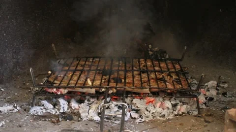 Embers and ashes Stock Footage 7742503