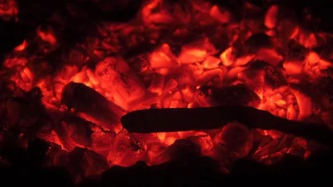 Embers Stock Footage 76290116