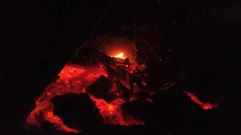 Embers Stock Footage 111163104