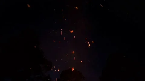 Embers Video stock 166370996