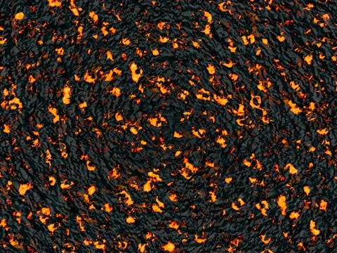Embers going off after combustion Illustrazione stock