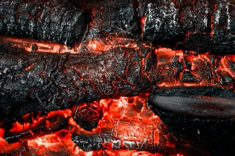 Embers. Stock Photos