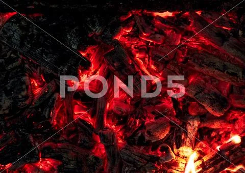 Embers. Stock Photos