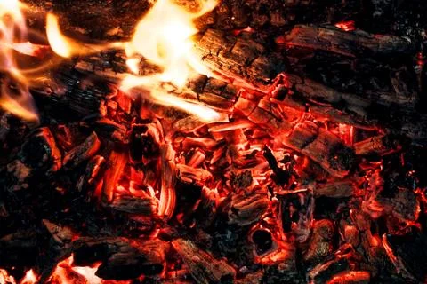 Embers. Stock Photos