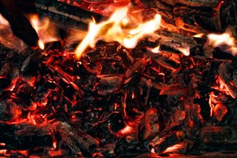 Embers. Stock Photos