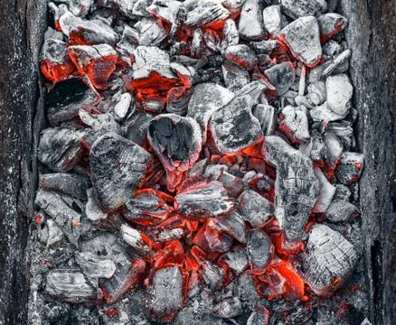 Embers. Stock Photos