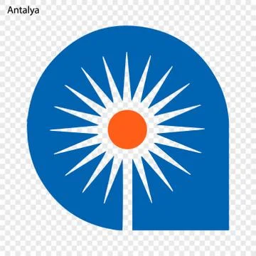 Emblem of Antalya. Stock-Illustration