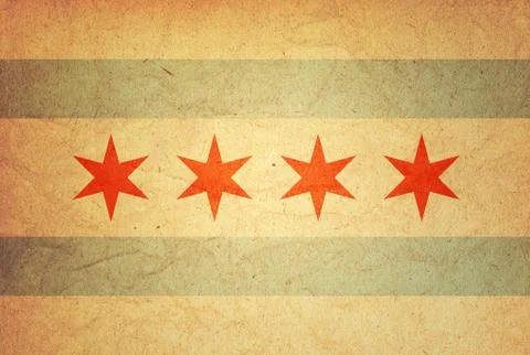 Emblem of chicago Stock Illustration