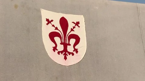 Emblem of Crusade Templar Army Stock-Footage 56279594
