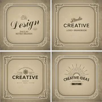 Emblem design Stock Illustration