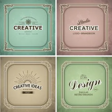 Emblem design Stock Illustration