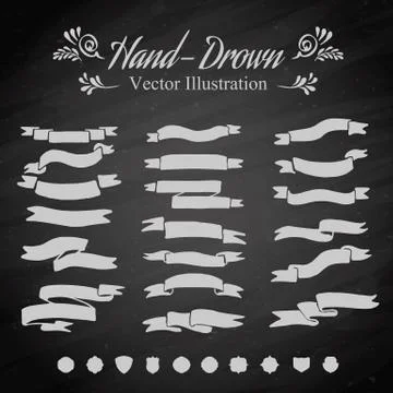 Emblem elements Stock Illustration