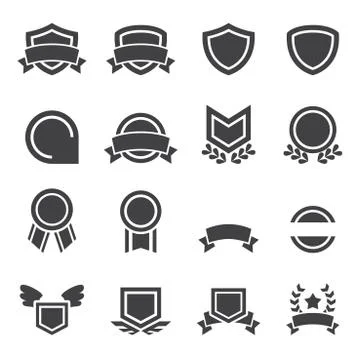 Emblem icon Stock Illustration