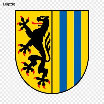Emblem of Leipzig Illustrazione stock