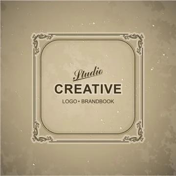 Emblem  luxury template Stock Illustration