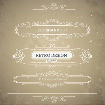 Emblem  luxury template Stock Illustration