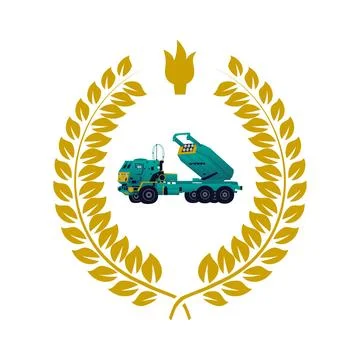 Emblem Multiple Launch Rocket System Illustration