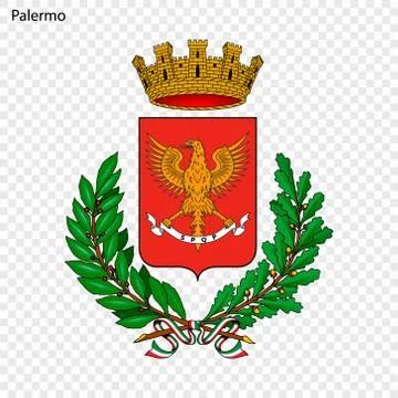 Emblem of Palermo Stock Illustration