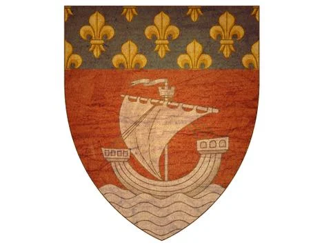 Emblem of paris 스톡 일러스트