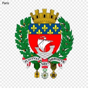 Emblem of Paris Stockillustratie