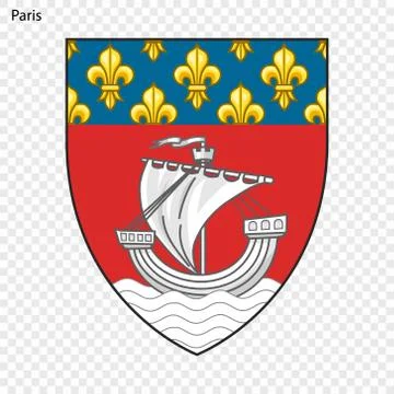 Emblem of Paris Stock Illustration