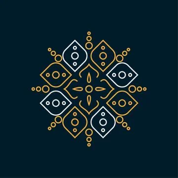 Emblem pattern Stock Illustration