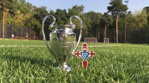 Emblem of the RC Celta de Vigo football club Stock Footage 208926690