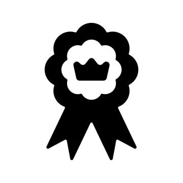 Emblem reputation icon design Stock Illustration