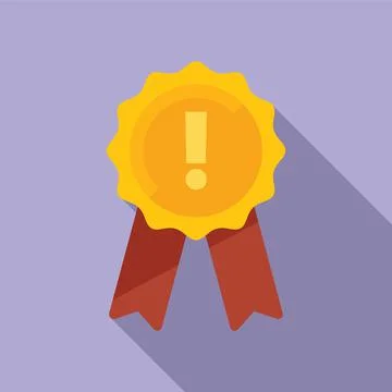 Emblem solution icon flat vector. People problem Stock Illustration