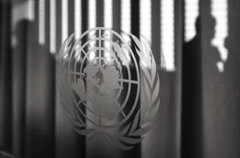 Emblem of the United Nations Stock Photos