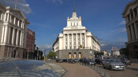 Emblematic buildings in the center of Sofia Stock-Footage 108114664