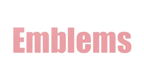 Emblems Tag Cloud Animated Isolated Stock Footage 107230456