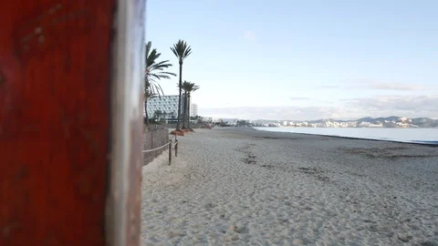 Embossa Beach, Ibiza Stock Footage 88008642