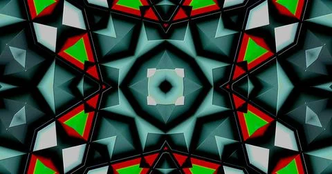 Embossed Abstract Geometric Structure Symmetric Pattern Background 3D 스톡 일러스트