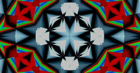 Embossed Abstract Geometric Structure Symmetric Pattern Background 3D 스톡 일러스트