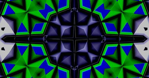 Embossed Abstract Geometric Structure Symmetric Pattern Background 3D 스톡 일러스트