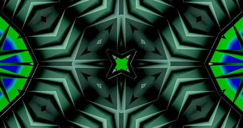 Embossed Abstract Geometric Structure Symmetric Pattern Background 3D 스톡 일러스트