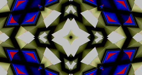Embossed Abstract Geometric Structure Symmetric Pattern Background 3D 스톡 일러스트