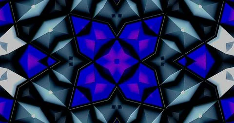 Embossed Abstract Geometric Structure Symmetric Pattern Background 3D Stock Illustration