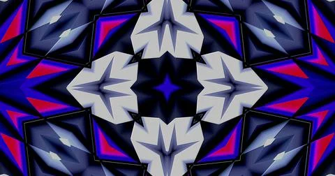 Embossed Abstract Geometric Structure Symmetric Pattern Background 3D Stock Illustration