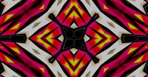 Embossed Abstract Geometric Structure Symmetric Pattern Background 3D Stock Illustration