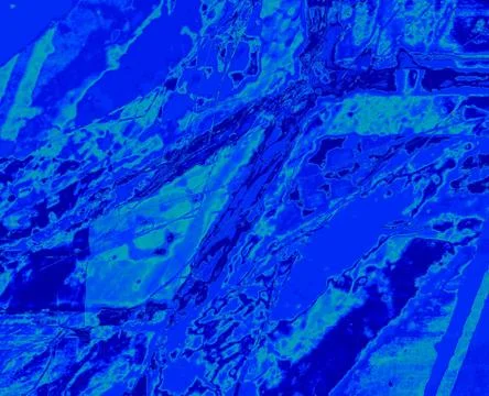 Embossed blue background with a spectacular pattern. Surreal wall canvas Illustrazione stock