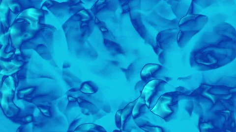 Embossed Blue Liquid Shapes with Ripples and Shine Effect Stock Footage 159286326