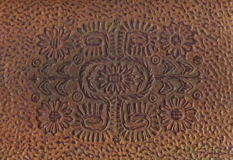 Embossed book cover 库存照片