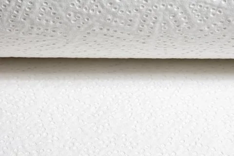 Embossed circular texture pattern on absorbent household paper towel surface Stock Photos