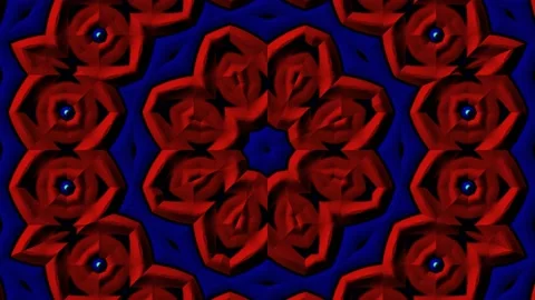 Embossed Colorful Abstract Geometric Pattern Background Loop Seamless Stock Footage 160698377