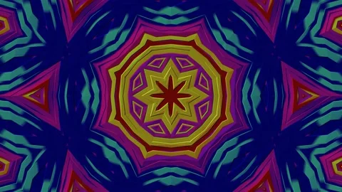 Embossed Colorful Abstract Geometric Pattern Background Loop Seamless Stock Footage 160700404