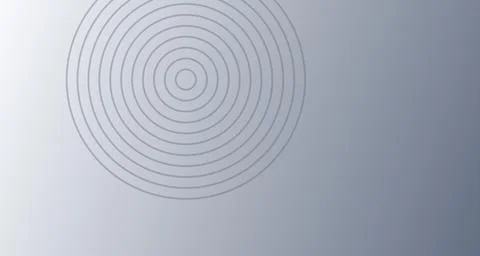 Embossed concentric ring relief with silver and pale grey tones Stock Illustration