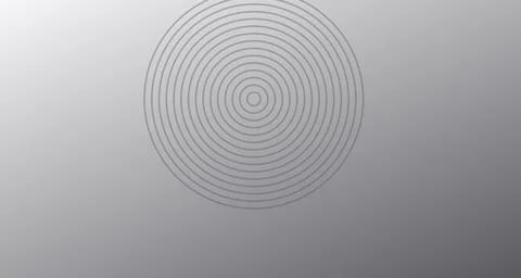 Embossed concentric rings in charcoal grey Stock Illustration